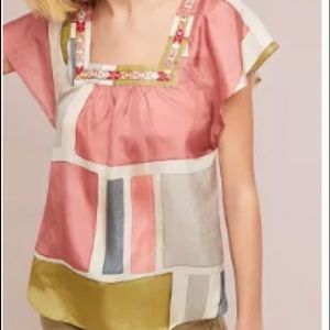Anthropologie, Alexis + Kin silk blouse